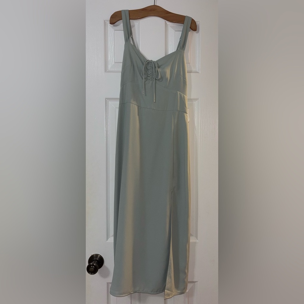Francescas Blue Rain Cottage Core Mint Dress